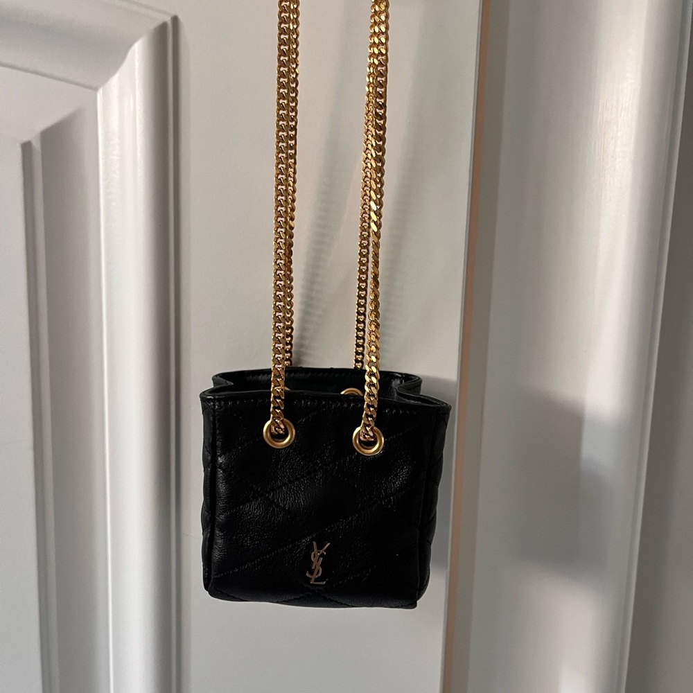 Yves Saint Laurent YSL Black Quilted Chain Bag - Picture 7 of 10